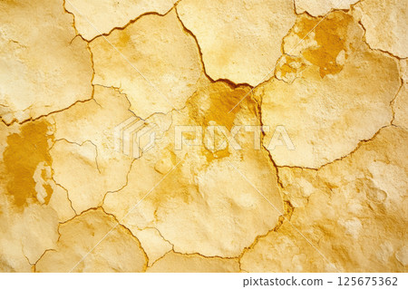 Close up of cracked earth texture displaying natural patterns and earthy hues in a desert environment, AI Generative Close up of cracked earth texture displaying natural patterns and earthy hues in a desert environment, AI Generative 125675362