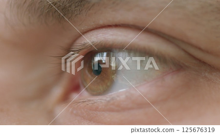 A Fascinating CloseUp of a Human Eye Capturing the Subtle Expressions and Emotions 125676319