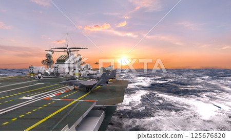 Aircraft carrier 125676820