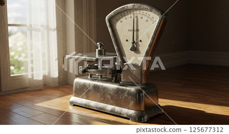 A vintage measuring instrument with a nostalgic feel 125677312