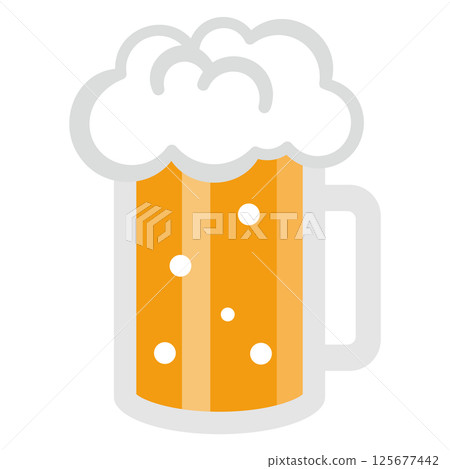 生啤酒圖標 125677442