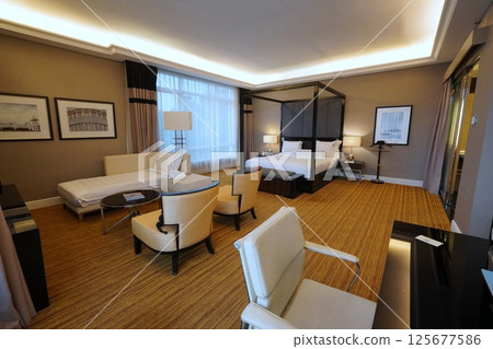 Luxury Hotel Bedroom 125677586