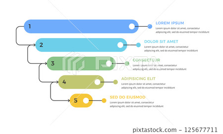 Funnel Diagram Infographic Template 125677711