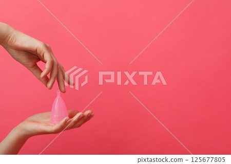 Menstruation, concept of female problems, critical days 125677805
