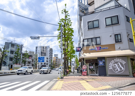 矢口之渡站，東京大田區的都市景觀 125677877