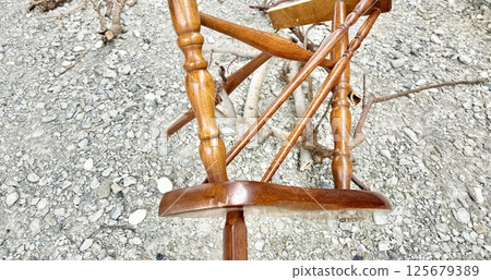 Stock photo: Broken chair Stock photo: Broken chair 125679389