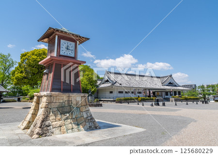 The mechanical clock at Okazaki Castle Park and the Mikawa Bushi Ieyasu Museum (Okazaki City, Aichi Prefecture) 125680229