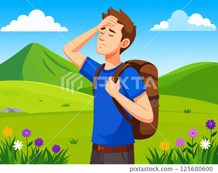 Heat stroke/illness Outdoors 125680600