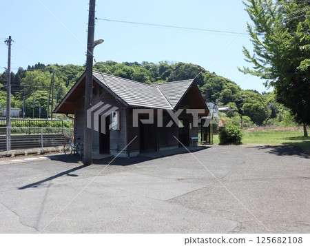 久留裡線上總松岡車站的車站大樓 125682108