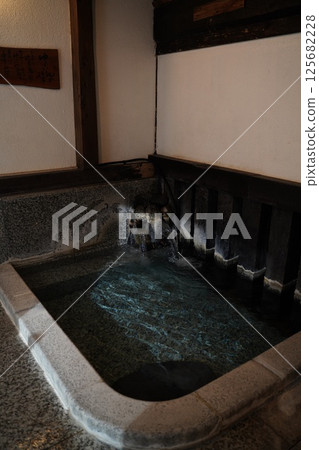 Hot spring bath open-air bath Hot spring bath open-air bath 125682228