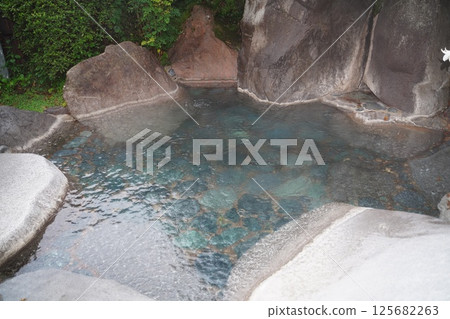 Hot spring bath open-air bath Hot spring bath open-air bath 125682263