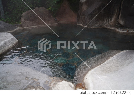Hot spring bath open-air bath Hot spring bath open-air bath 125682264