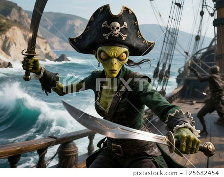 昆蟲類外星人螳螂的海戰 昆蟲類外星人螳螂的海戰 125682454