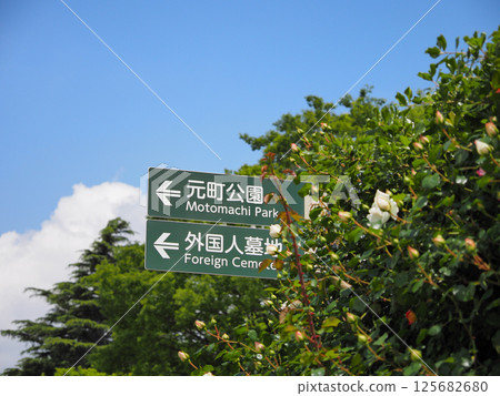 港未來公園前的資訊板（橫濱市） 125682680