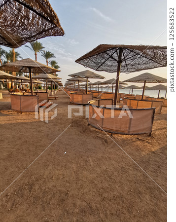 Egypt beach Red Sea Makadi Bay Egypt beach Red Sea Makadi Bay 125683522