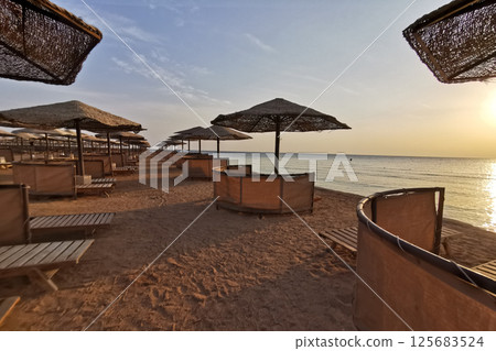 Egypt beach Red Sea Makadi Bay Egypt beach Red Sea Makadi Bay 125683524