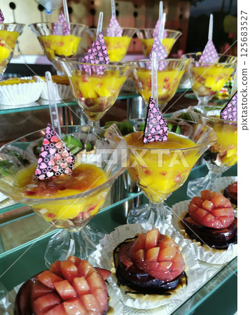 Egypt desserts as nice food background 125683527