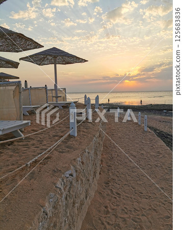 Egypt beach Red Sea Makadi Bay Egypt beach Red Sea Makadi Bay 125683836