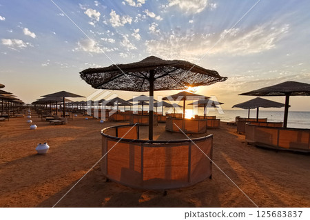 Egypt beach Red Sea Makadi Bay 125683837