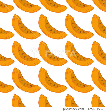 Pattern for textile or kitchen in hand draw style. Seamless pattern 125684532