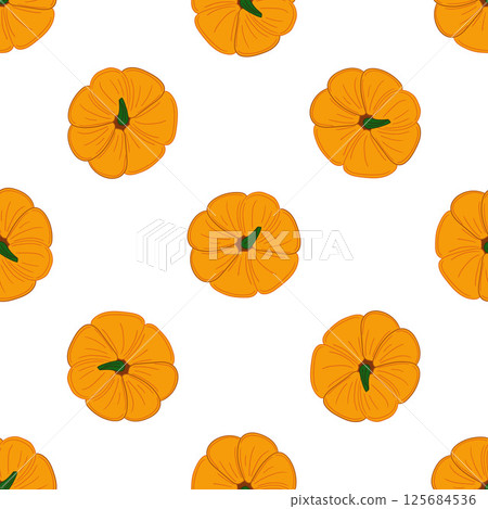 Pattern for textile or kitchen in hand draw style. Seamless pattern 125684536