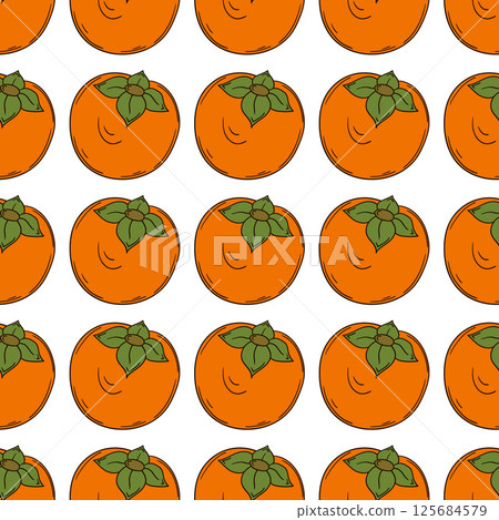 Pattern for textile or kitchen in hand draw style. Seamless pattern Pattern for textile or kitchen in hand draw style. Seamless pattern 125684579