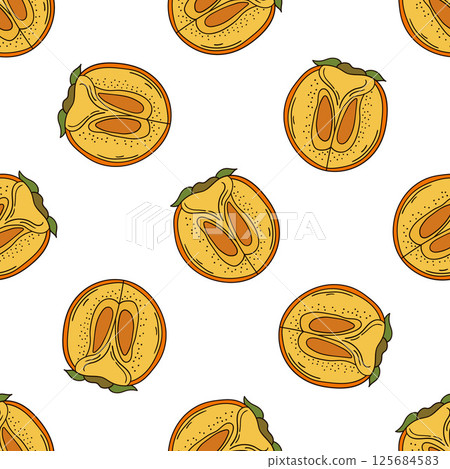 Pattern for textile or kitchen in hand draw style. Seamless pattern 125684583