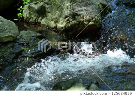 Stream water flow 125684939