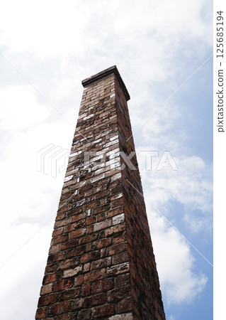 Brick chimney 125685194