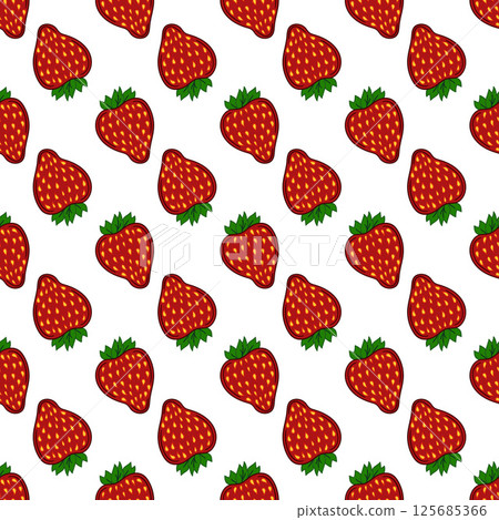 Pattern for textile or kitchen in hand draw style. Seamless pattern Pattern for textile or kitchen in hand draw style. Seamless pattern 125685366