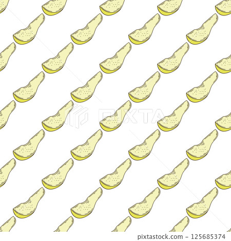 Pattern for textile or kitchen in hand draw style. Seamless pattern 125685374