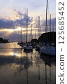 Evening view of Aburatsubo Marina 125685452