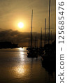 Evening view of Aburatsubo Marina 125685476