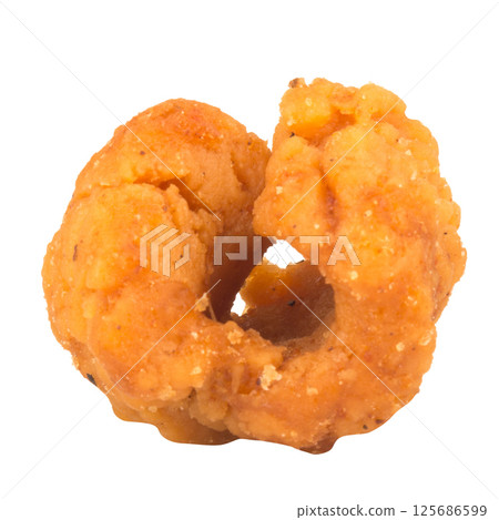 Thai Caramelized Crisps isolated on white background 125686599