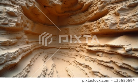 Captivating sandstone formations showcase nature's textured artistry and canyons Captivating sandstone formations showcase nature's textured artistry and canyons 125686694
