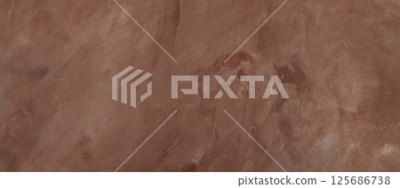 Brown Textured Plaster Background with Subtle Marble-Like Pattern, Abstract Surface for Interior Design Concept Brown Textured Plaster Background with Subtle Marble-Like Pattern, Abstract Surface for Interior Design Concept 125686738