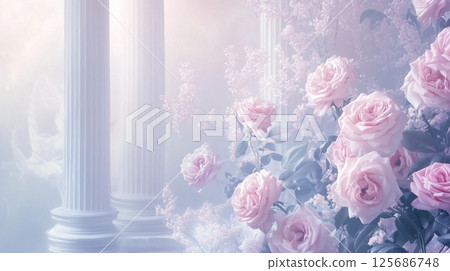 Pink rose image Pink rose image 125686748