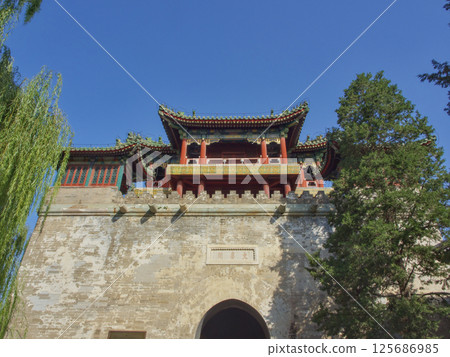 北京頤和園的文昌閣 北京頤和園的文昌閣 125686985