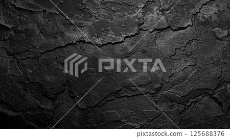 Black uneven background 125688376