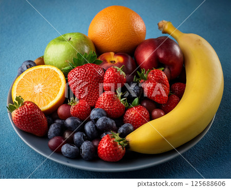 A collection of various fruits 125688606