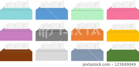 紙巾圖形圖插圖 125689049