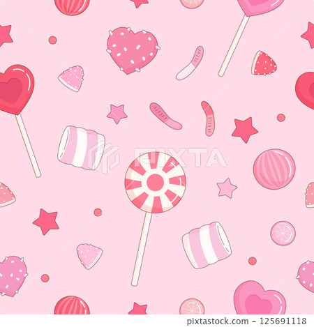 valentine candy party pattern valentine candy party pattern 125691118