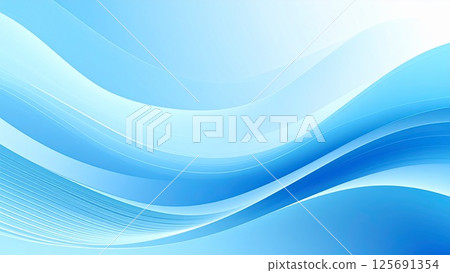 抽象波浪背景圖像材料波浪背景材料傳單、橫幅、視頻材料AI生成的材料 125691354