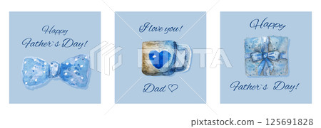 Fathers Day Greeting Cards featuring a beautiful Blue Theme for celebrating this special day Fathers Day Greeting Cards featuring a beautiful Blue Theme for celebrating this special day 125691828