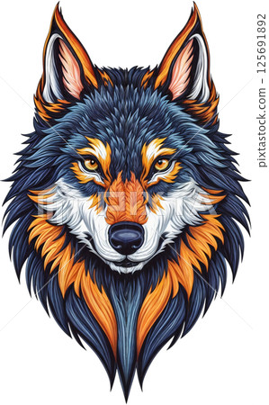 portrait of a wolf 125691892