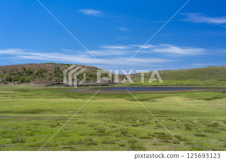 Kusasenrigahama Beach on the Aso Plateau 125693123