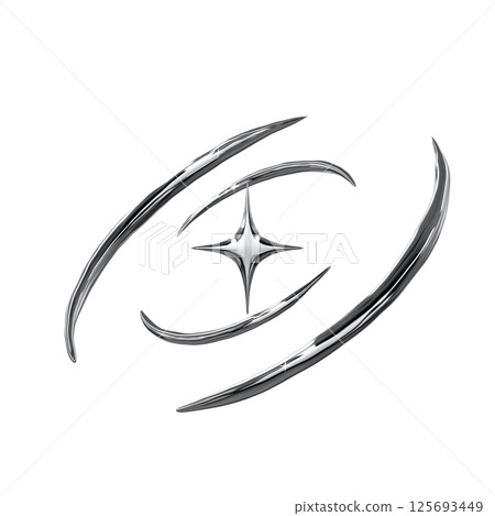 Chrome 閃亮星形圖示(透明 PNG) Chrome 閃亮星形圖示(透明 PNG) 125693449