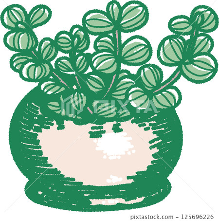 Illustration of a foliage plant 125696226