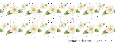 Cherry blossoms pattern for seamless textile and packaging design 125696996