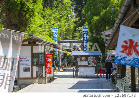 白川水源白川吉見神社入口 125697178